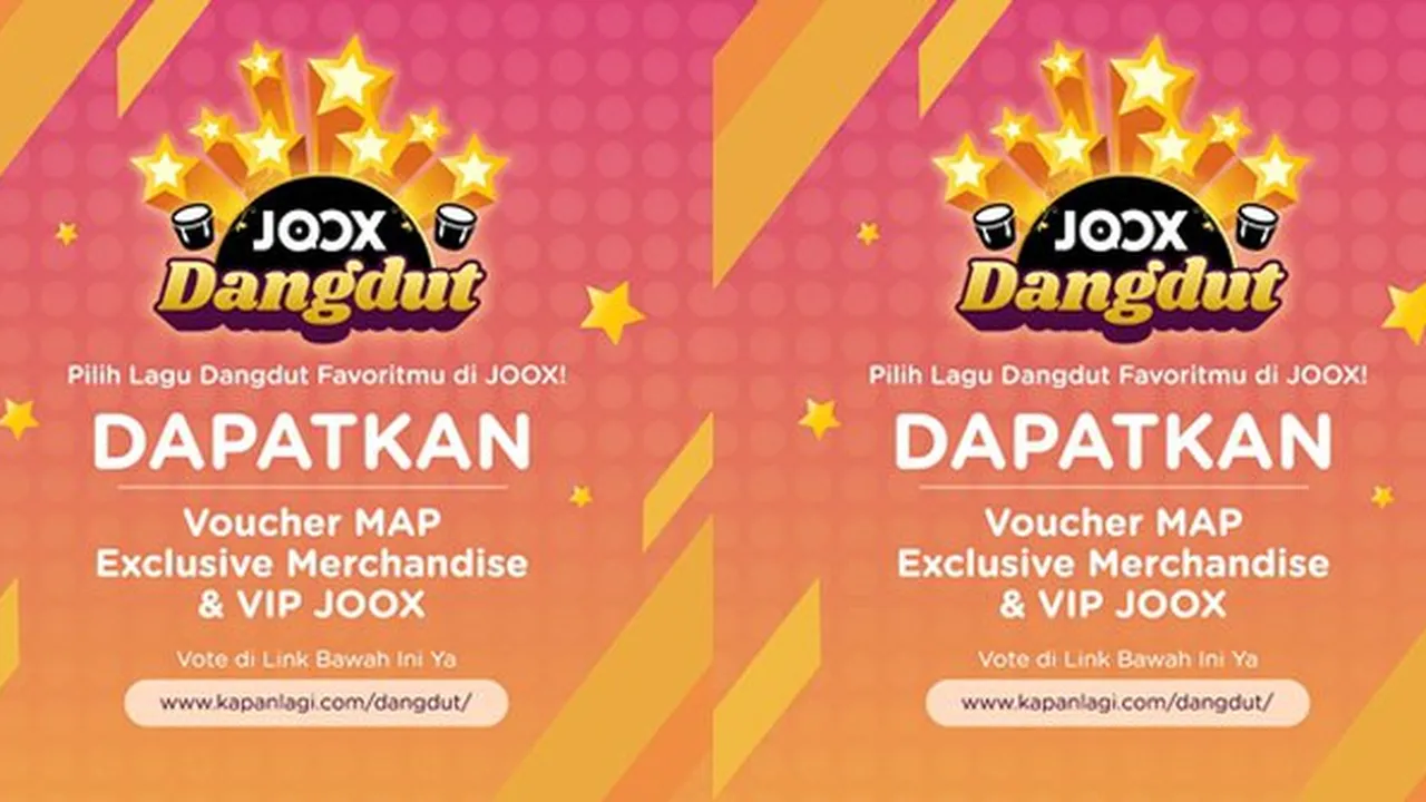 Pengumuman Pemenang Vote Lagu Dangdut Favorit di JOOX, Selamat!