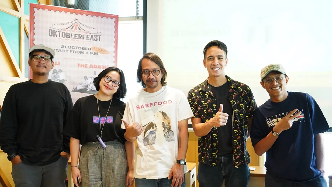 Penonton Bisa Nyanyi Bareng The Adams Hingga Ali di Oktobeerfeast 2023