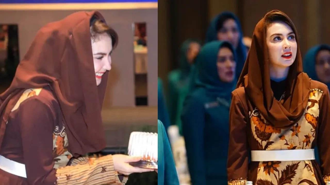 Penuh Kharisma dan Tampil Cantik, Intip Potret Arumi Bachsin Saat Hadiri Acara HKG PKK ke-52