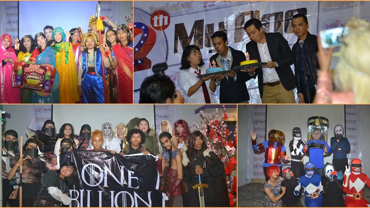 Perang Kostum Keren di Ultah KapanLagi Network ke-12, Seru Abis!