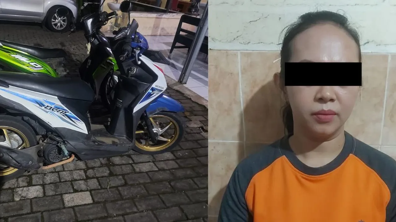 Perempuan Spesialis Pencurian Minimarket Selalu Ganti Jaket dan Motor Setiap Aksi