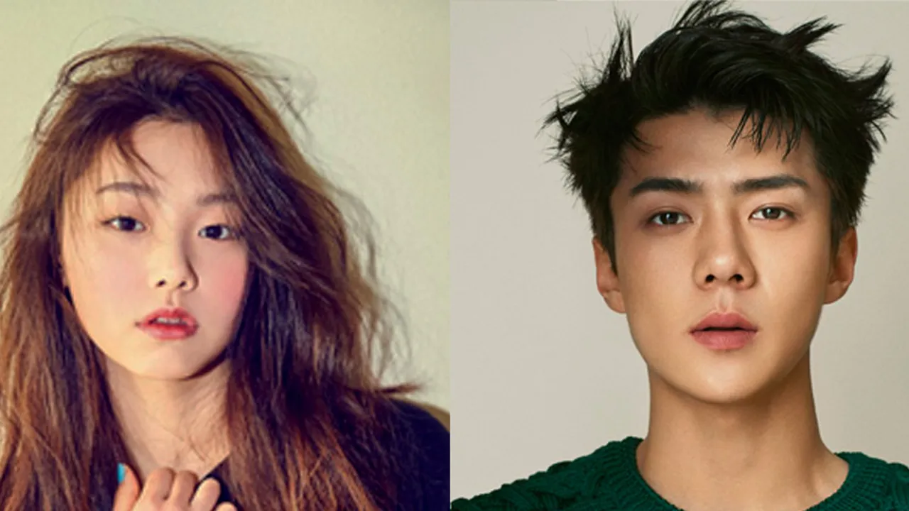 Pernah Main Web Drama Bareng, Interaksi Sehun EXO dan Mina Gugudan Bikin Fans Gemas