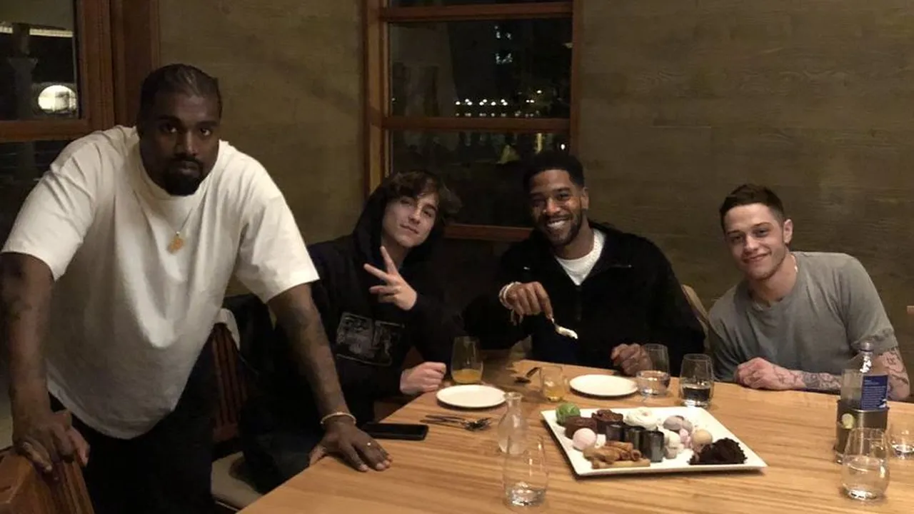 Pernah Ungkap Kekaguman, Kini Pete Davidson Hangout Bareng Kanye West