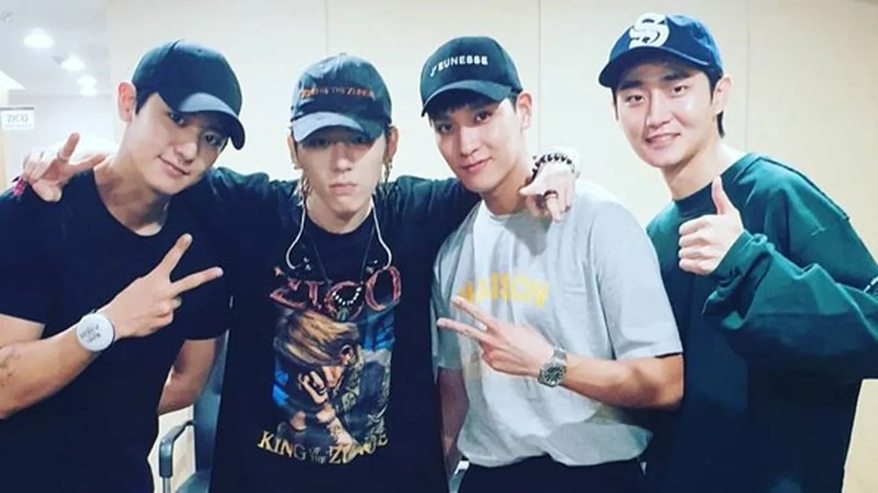 Persahabatan Keren, Chanyeol EXO dan Choi Tae Joon Nonton Konser Zico