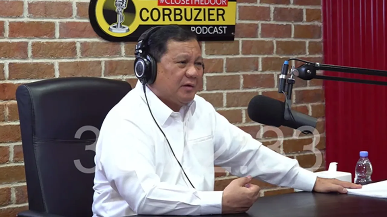 Pertama Kalinya Dalam Sejarah, Prabowo Subianto Datang ke Podcast Deddy Corbuzier
