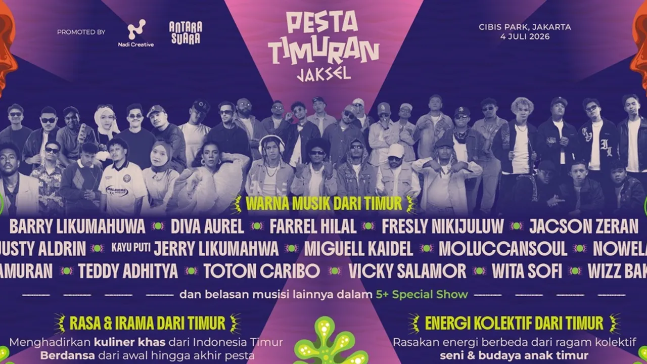 Pesta Timuran Jaksel Buka General Sales, Siapkan Kolaborasi dan Special Show Keren
