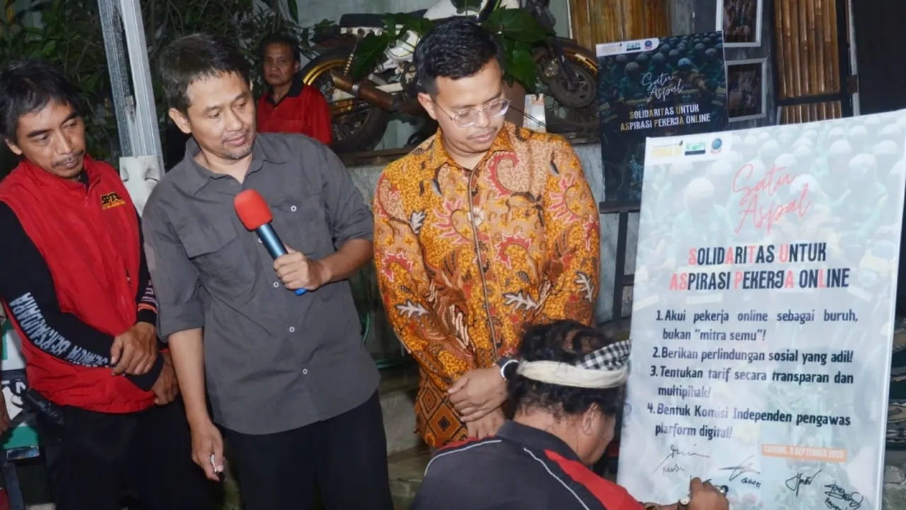 Petisi SATU ASPAL Tuntut Keadilan untuk Pekerja Online