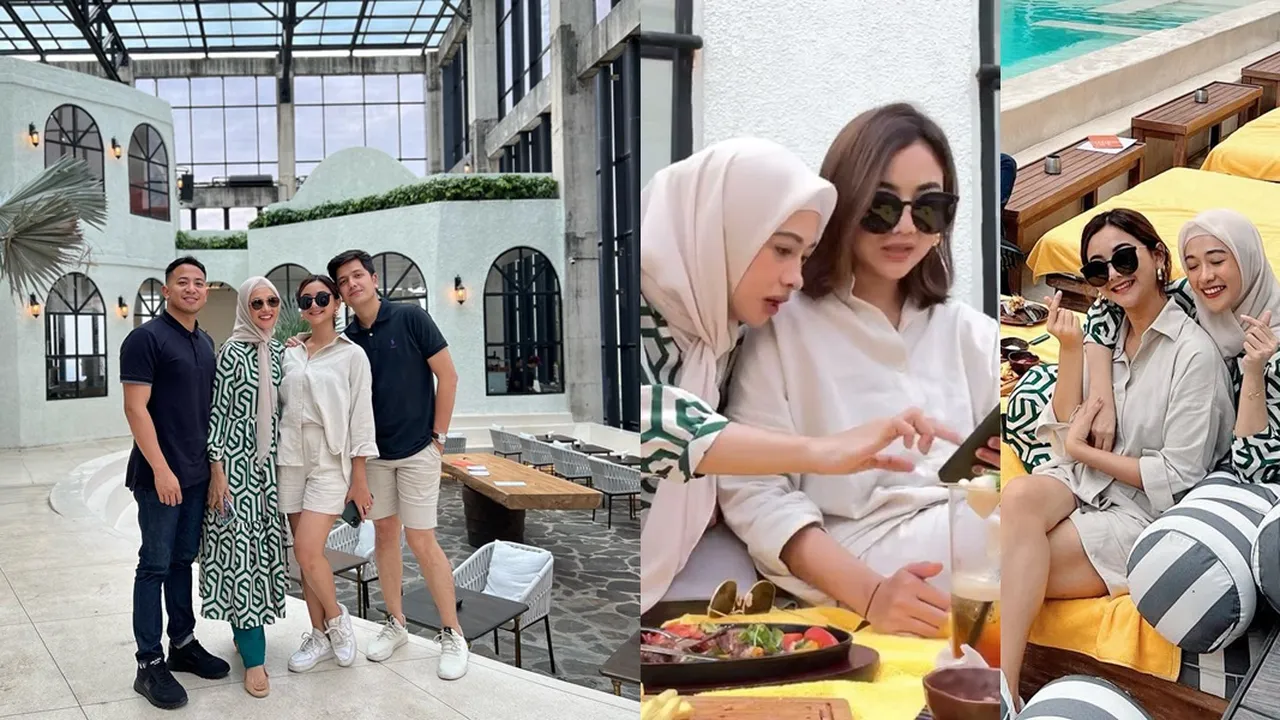 Ponakan Rasa Adik, 7 Potret Poppy Bunga dan Glenca Chysara yang Double Date - Wajah Mirip bak Kembar