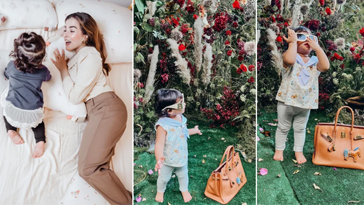 Pose di Samping Tas Hermes, Intip 7 Potret Putri Tasya Farasya yang Sukses Bikin Gemas Netizen