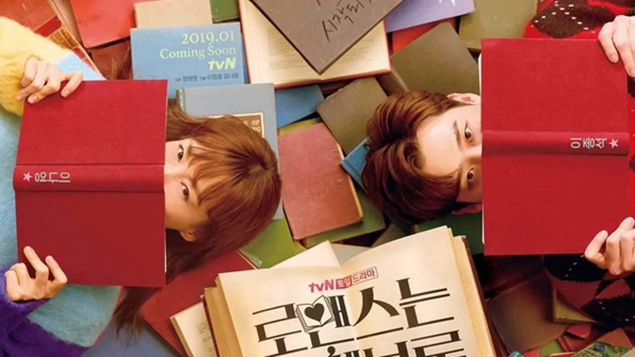 Poster Drama Lee Jong Suk & Lee Na Young 'Romance Supplement', Cinta di Antara Buku