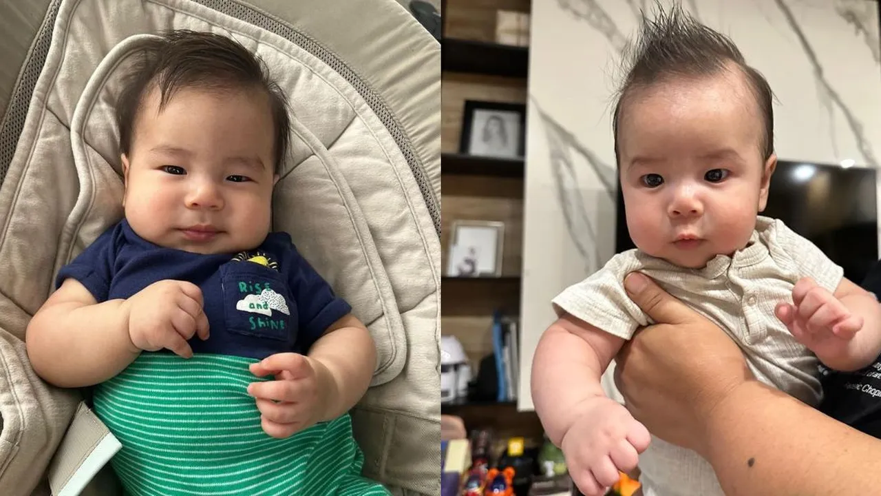 Potret Baby Elhanan, Anak Ketiga Sammy Simorangkir yang Terlalu Gemas!