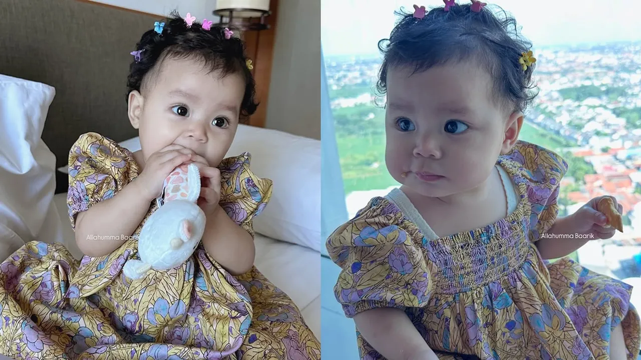 Potret Cantik Alesha Anak Larissa Chou dengan Jepit Rambut, Lucu dan Gemas