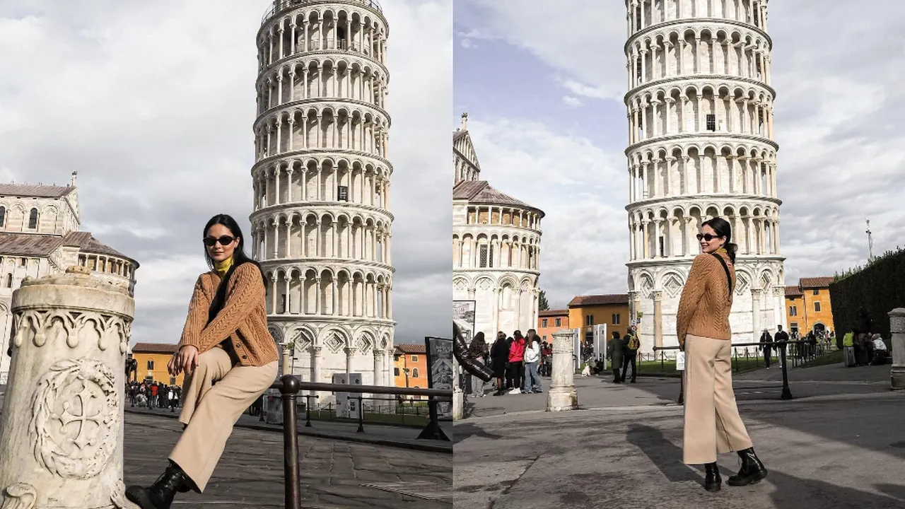 Potret Cantik Clara Bernadeth Liburan ke Italia, Oufitnya Simple tapi Elegan
