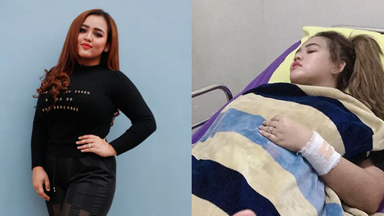 Potret Clara Gopa Duo Semangka Terbaring Lemas di Ranjang Rumah Sakit Setelah Percobaan Bunuh Diri