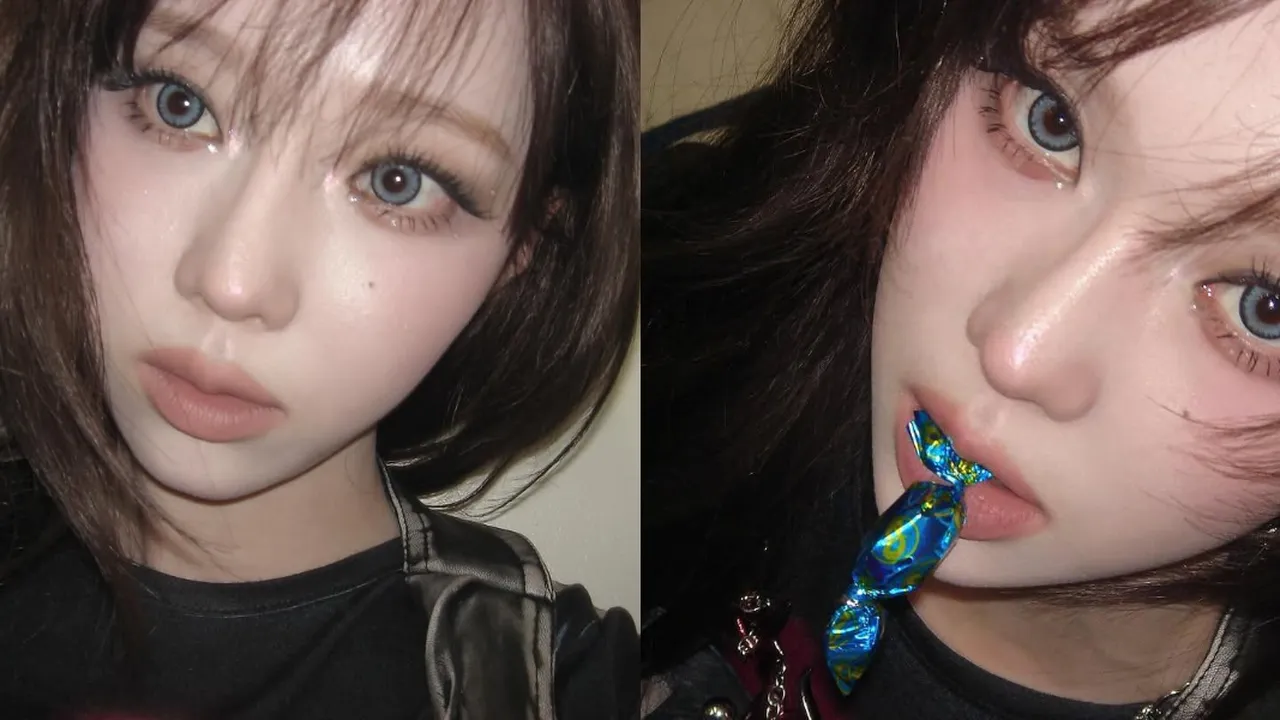 Potret Close Up Terbaru Winter Aespa, Perlihatkan Wajah Cantik dengan Setelan Gothic
