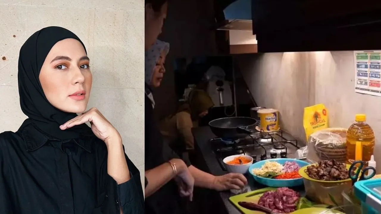 Potret Detail Dapur Kotor Paula Verhoeven, Simpel tapi Penuh Serba Ada