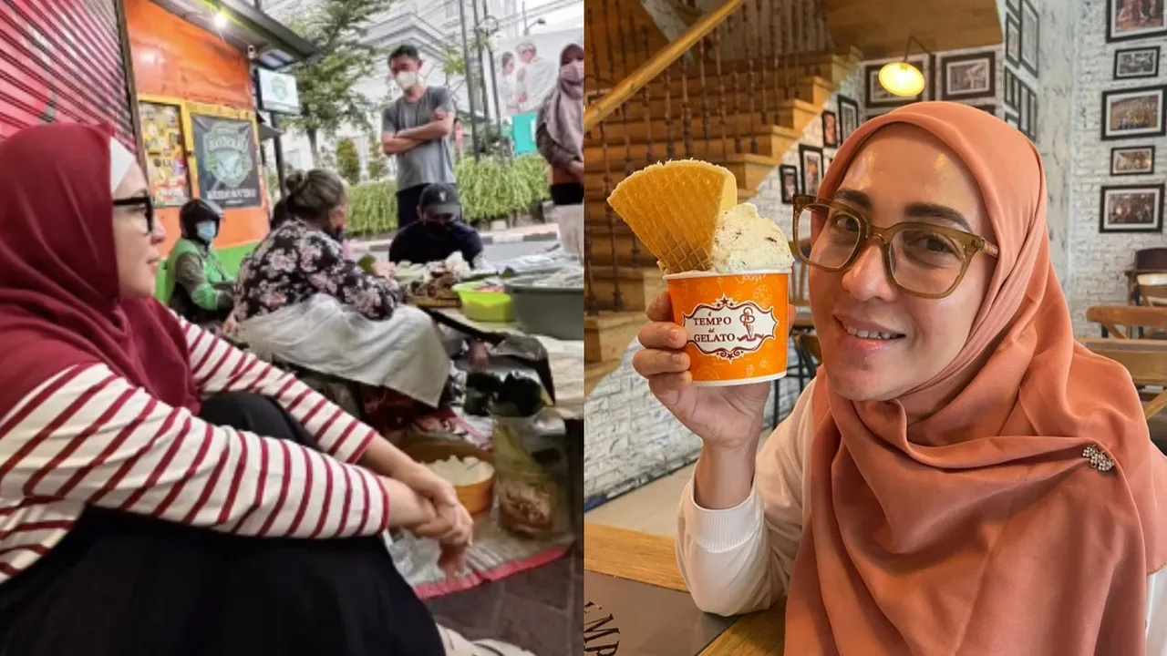 Potret Devi Permatasari Ceritakan Perjuangan Berburu Kue Lupis di Instagramnya