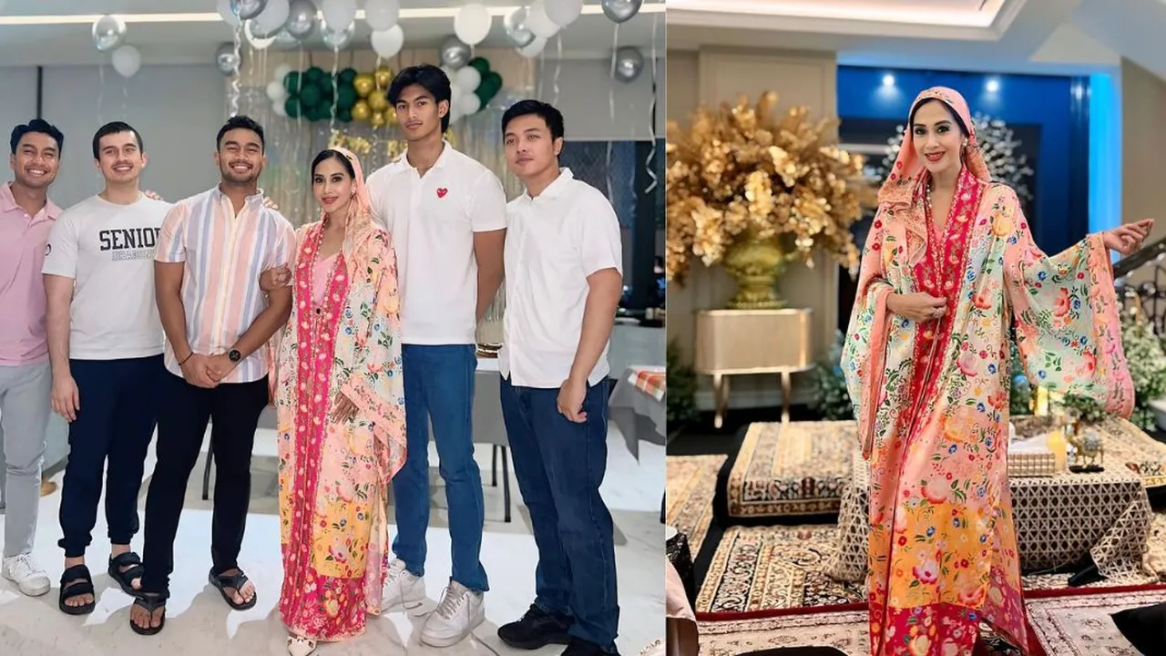 Potret Diah Permatasari Saat Hadiri Bukber bareng Keluarga, Punya Anak dan Keponakan yang Tampan
