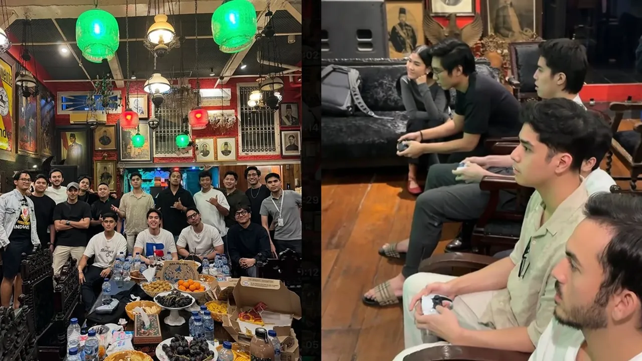 Potret El Rumi Nongkrong Bareng Rizky Nazar Ini Curi Perhatian Netizen, Pertemanan Cowok Santai