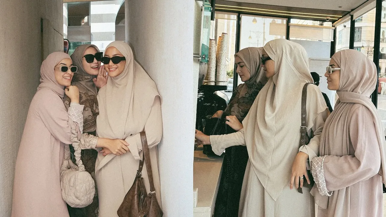 Potret Erica Putri Jalani Ibadah Umroh Bersama Sahabat yang Seru
