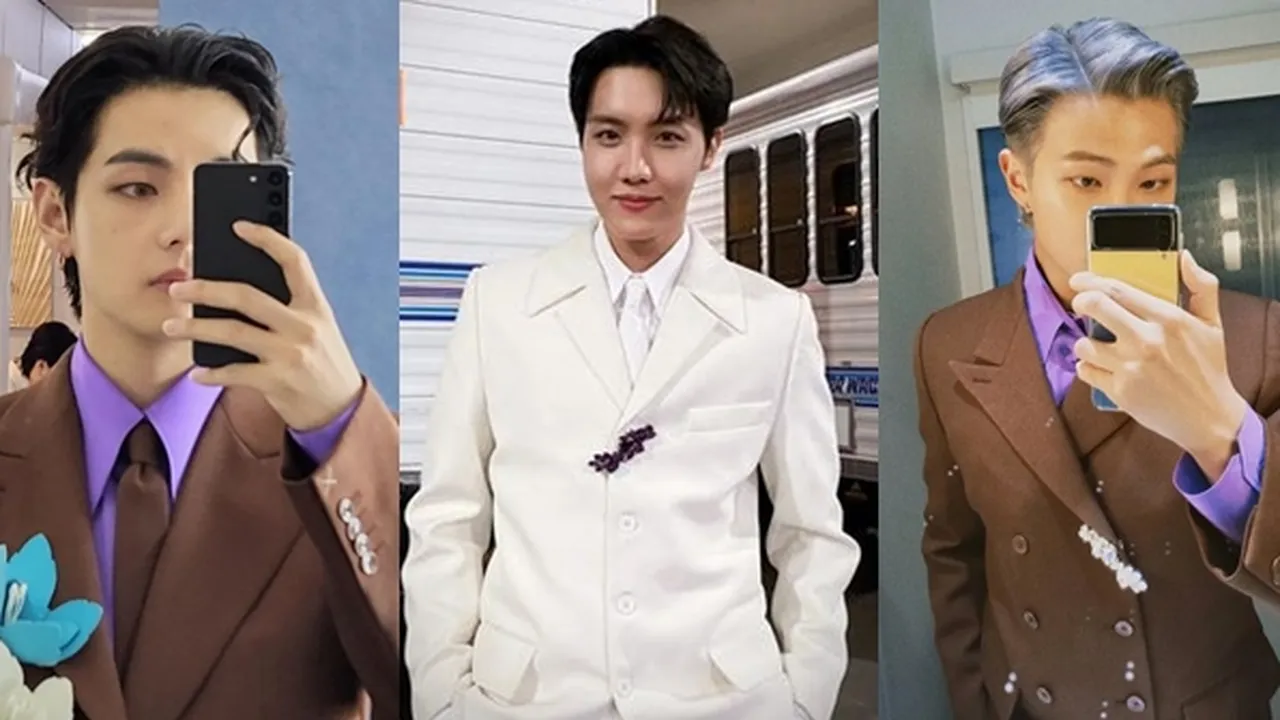 Potret Gaya Ganteng Para Member BTS di Grammy Awards 2022, Curi Perhatian Pancarkan Aura Prince Charming!