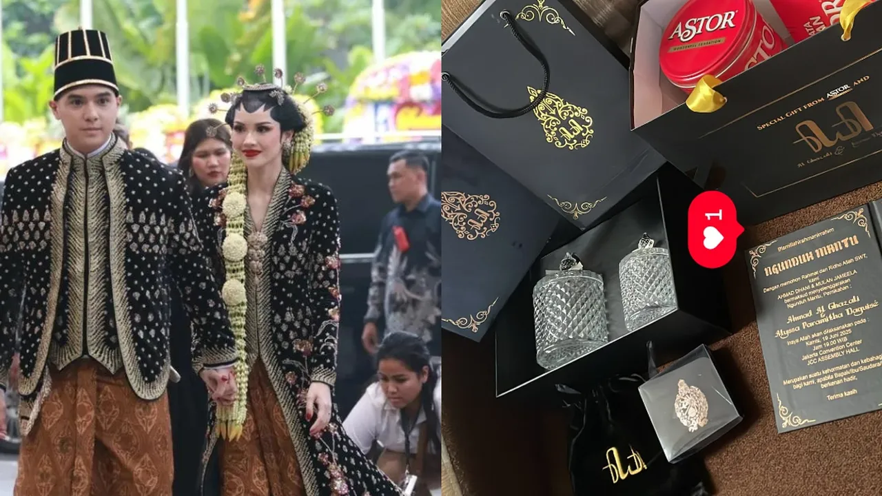 Begini Isi Souvenir Ngunduh Mantu Al Ghazali dan Alyssa Daguise Begini Isi Souvenir Ngunduh Mantu Al Ghazali dan Alyssa Daguise