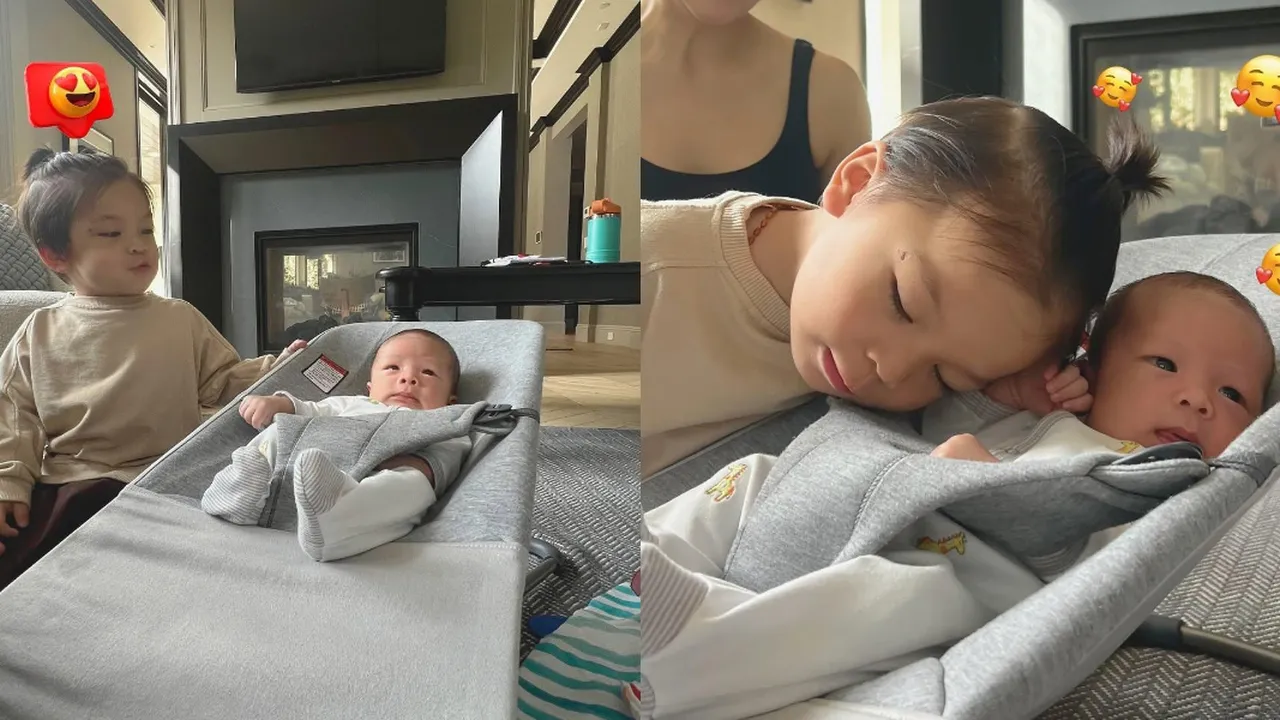Potret Issa Anak Nikita Willy Momong dan Menjaga Adiknya, Gemas dan Ingin Selalu Dekat