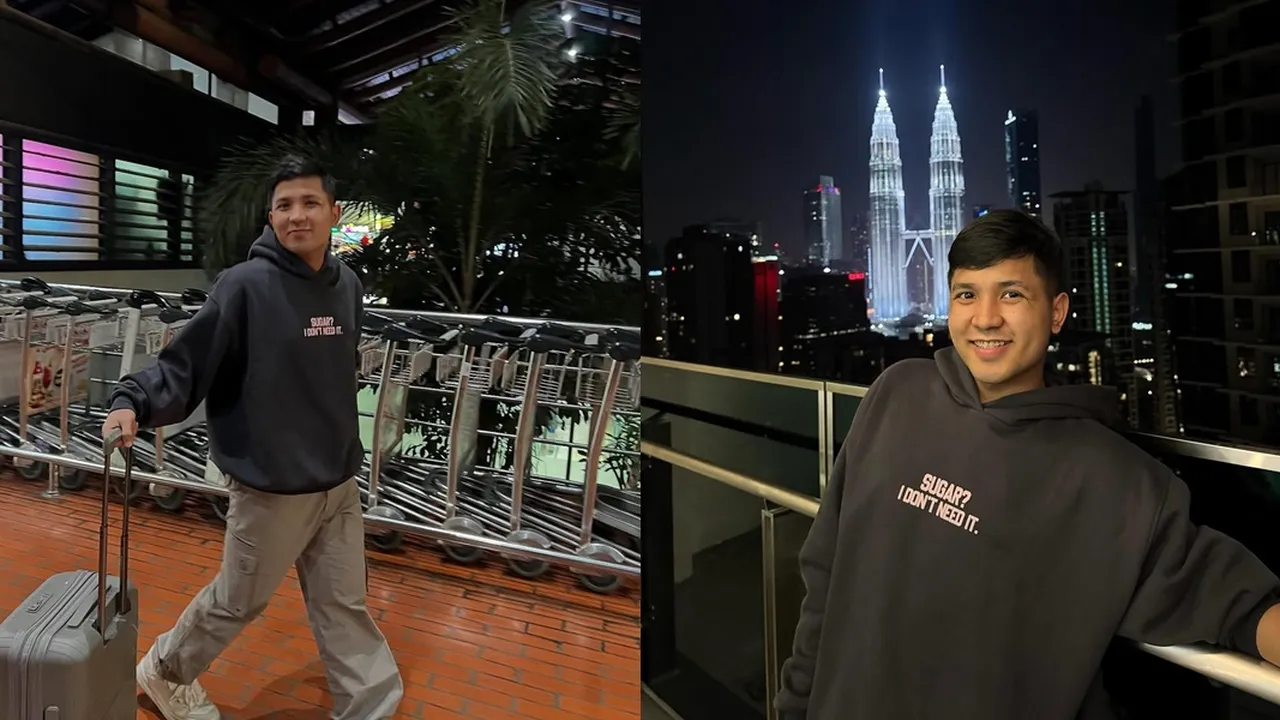 Potret Jirayut dalam Perjalanan Mudik ke Thailand, Sempet Mampir Sahur di Malaysia