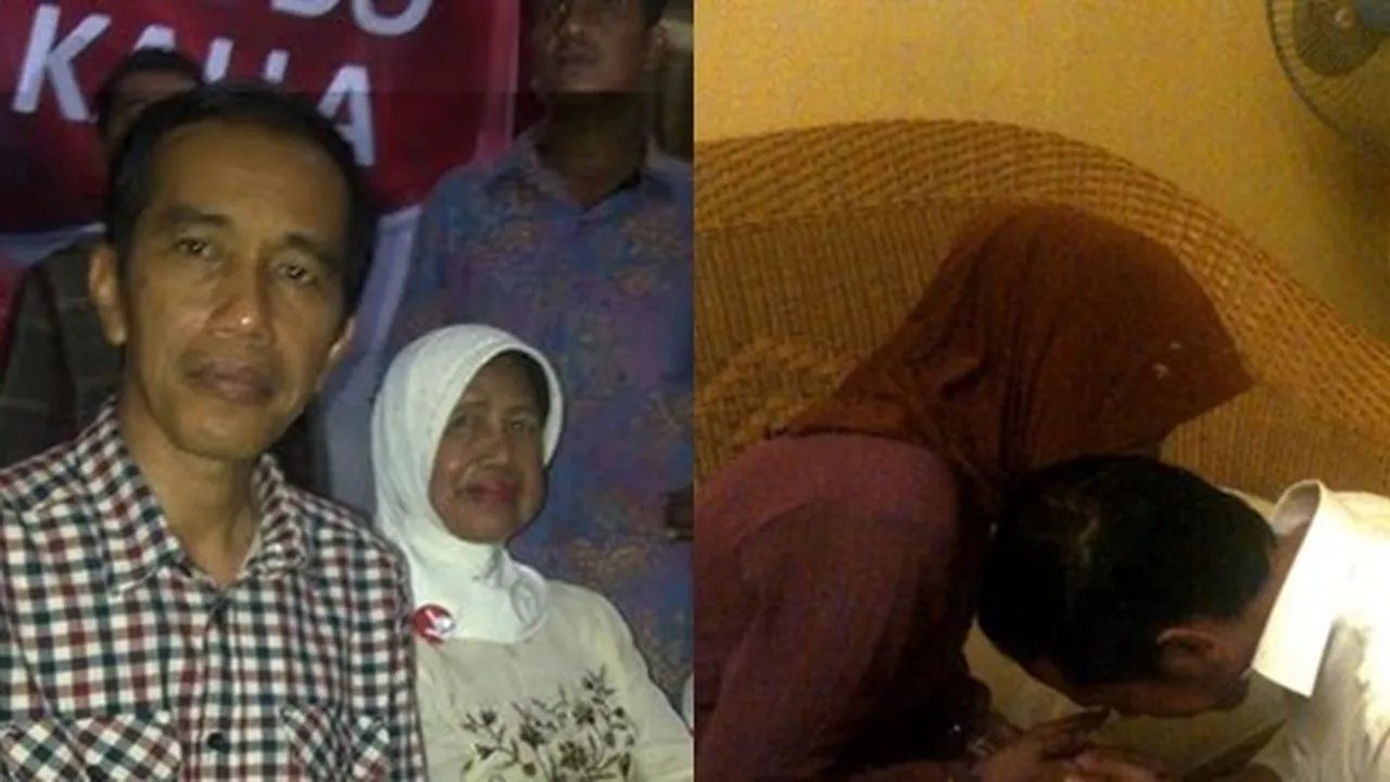 Potret Kebersamaan Jokowi dengan Mendiang Ibu Tercinta, Selalu Dukung dan Dampingi Putranya