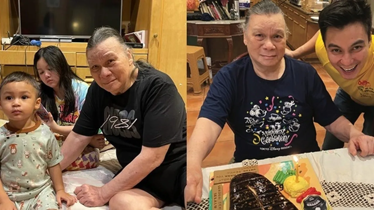Jarang Tersorot, Ini Potret Kehangatan Ayah Baim Wong Main Bareng Cucu