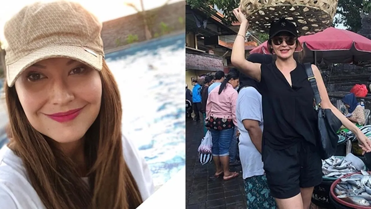 Potret Keseruan Tamara Bleszynski Belanja Ikan di Pasar Tradisional