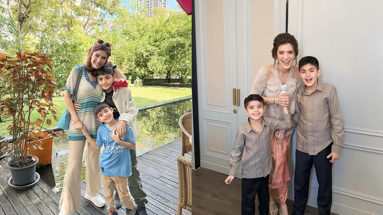 5 Potret Kompak Carissa Putri dengan Dua Anaknya yang Punya Wajah Ganteng Semua 5 Potret Kompak Carissa Putri dengan Dua Anaknya yang Punya Wajah Ganteng Semua