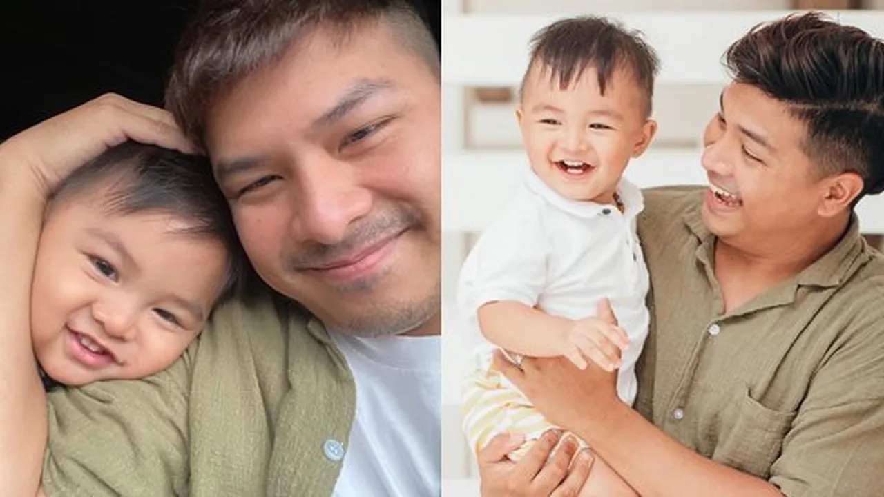 7 Potret Kebersamaan Glenn Alinskie Bareng Dante Anak Keduanya, Mirip dan Kompak