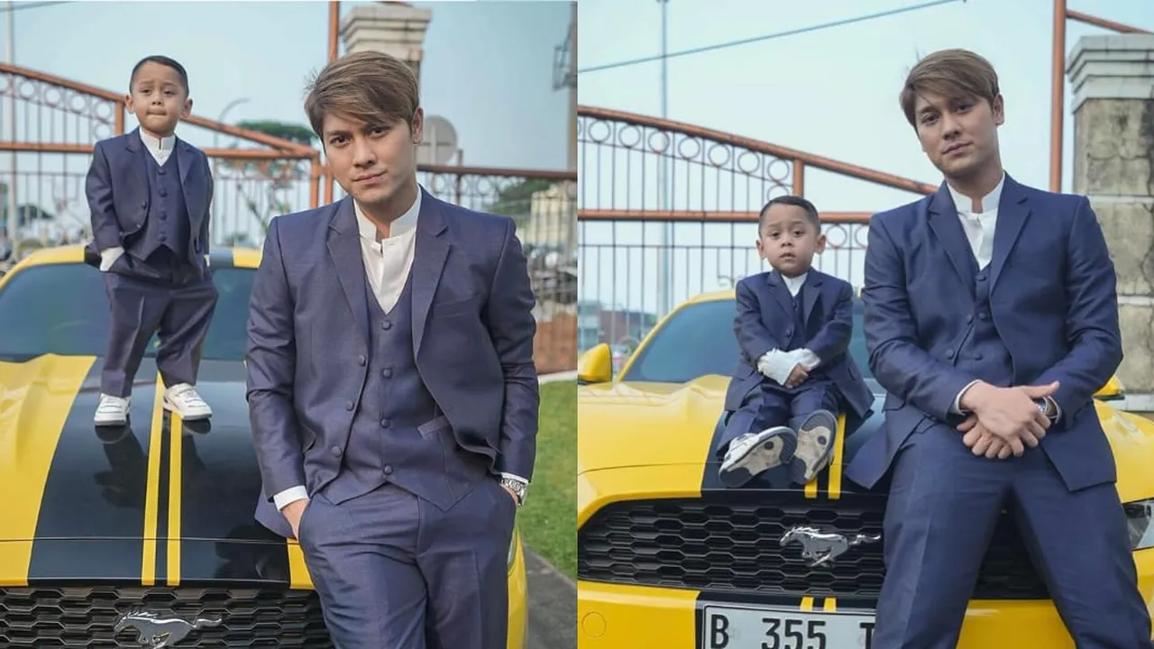 Potret Kompak Rizky Billar Bareng Levian, Berpose Kompak ala Abang-abang Ganteng
