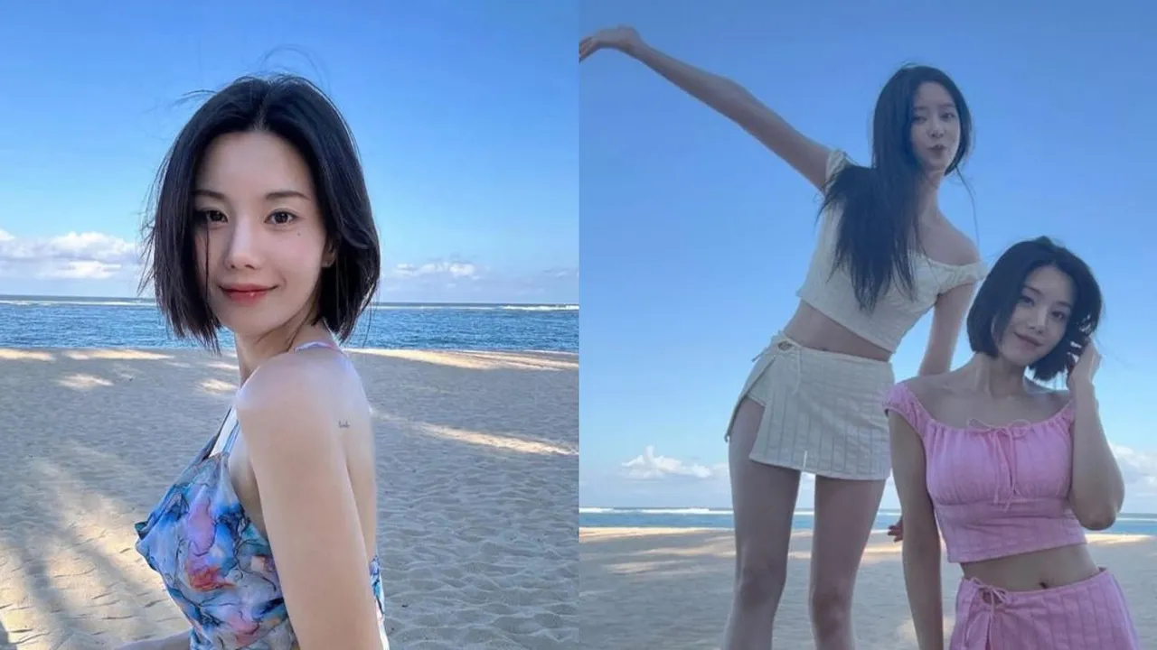 Potret Kwon Eun Bi Liburan di Pantai, Dijuluki Quenn of Summer karena Visual Cantiknya