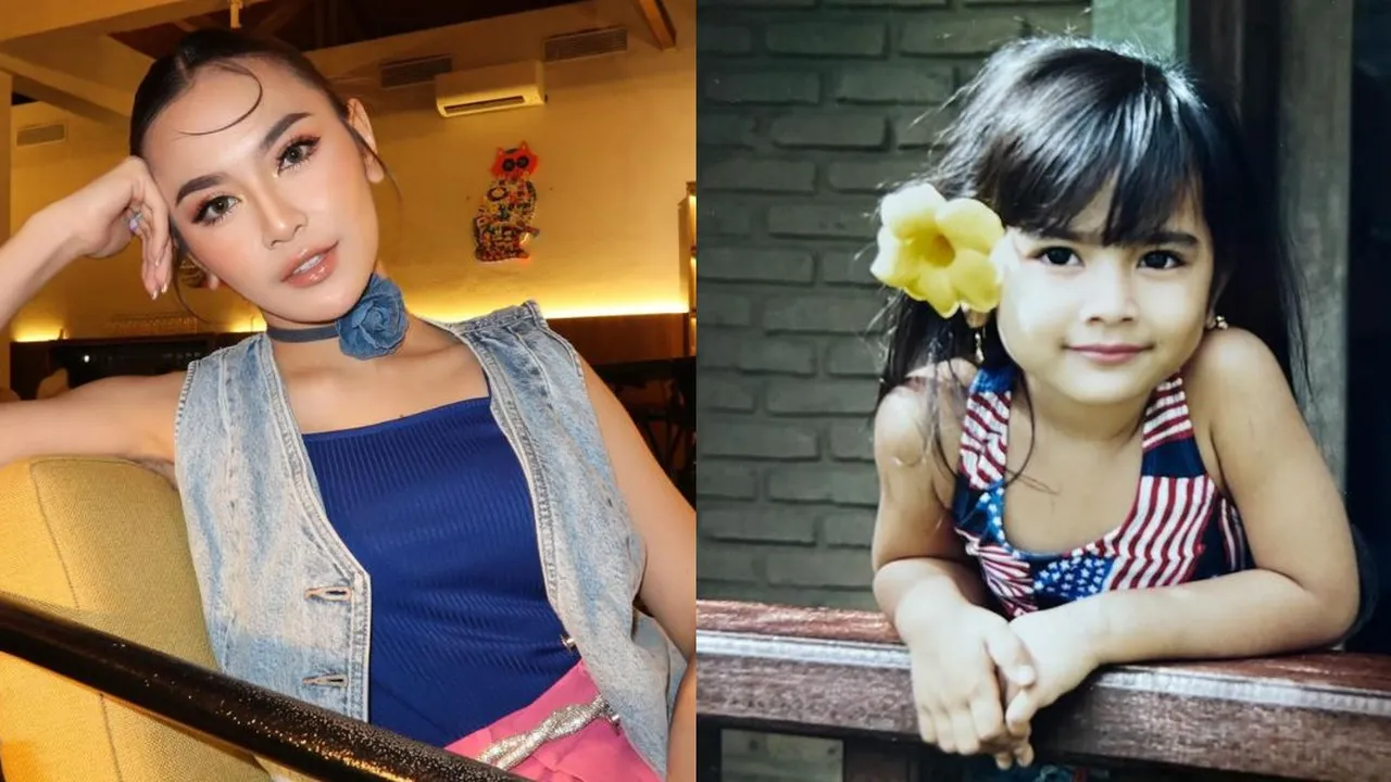Potret Mahalini yang Menggemaskan Saat Masa Kecil - Anggun