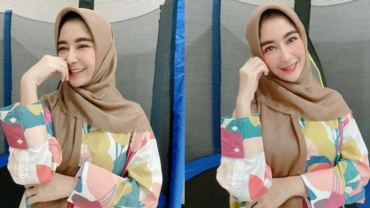 Potret Manis Uut Permatasari Bersama Suami Tercinta, Pakai Baju Couple Saat Lebaran