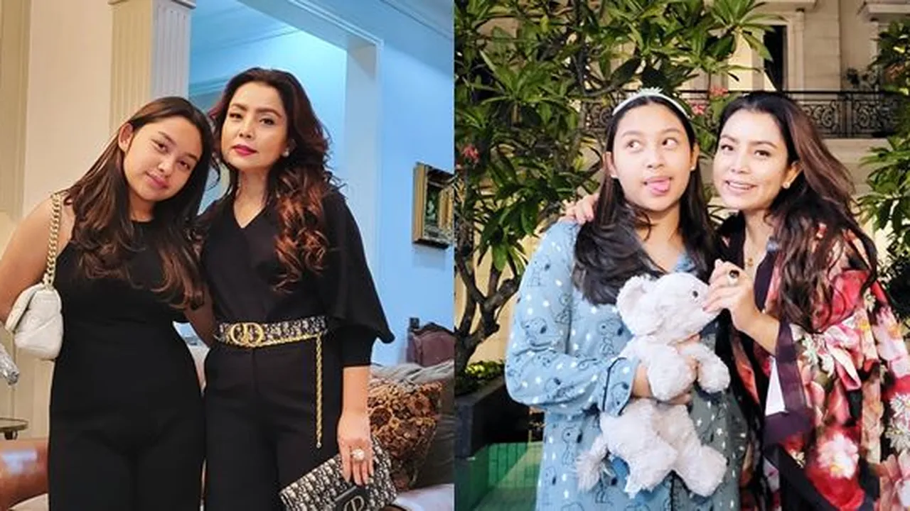 7 Potret Kompak Mayangsari dan Khirani Si Anak Gadis, Bak Kakak Adik - Sama-Sama Punya Senyuman Manis
