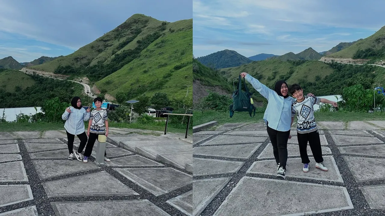 Potret Mbak Lala Ikut Liburan di Labuan Bajo Bareng Rafathar, Kompak Banget
