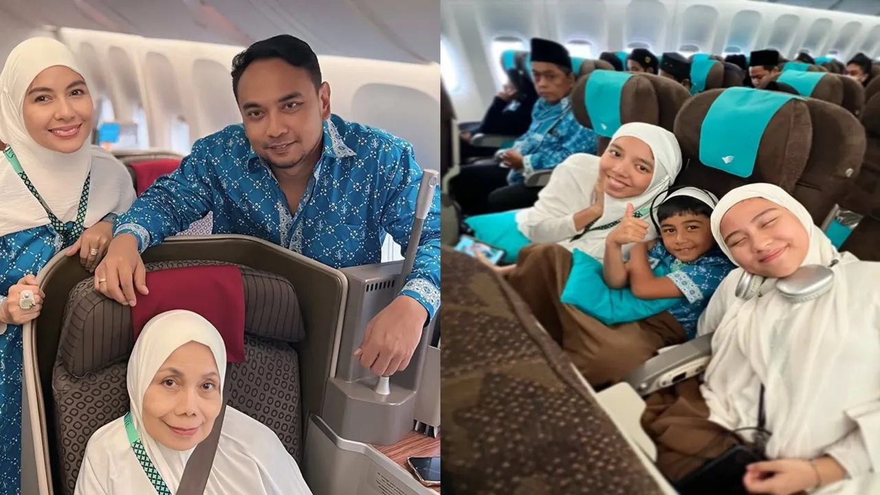 Potret Meisya Siregar dan Bebi Romeo Ajak Keluarga Jalani Umroh Bersama Potret Meisya Siregar dan Bebi Romeo Ajak Keluarga Jalani Umroh Bersama