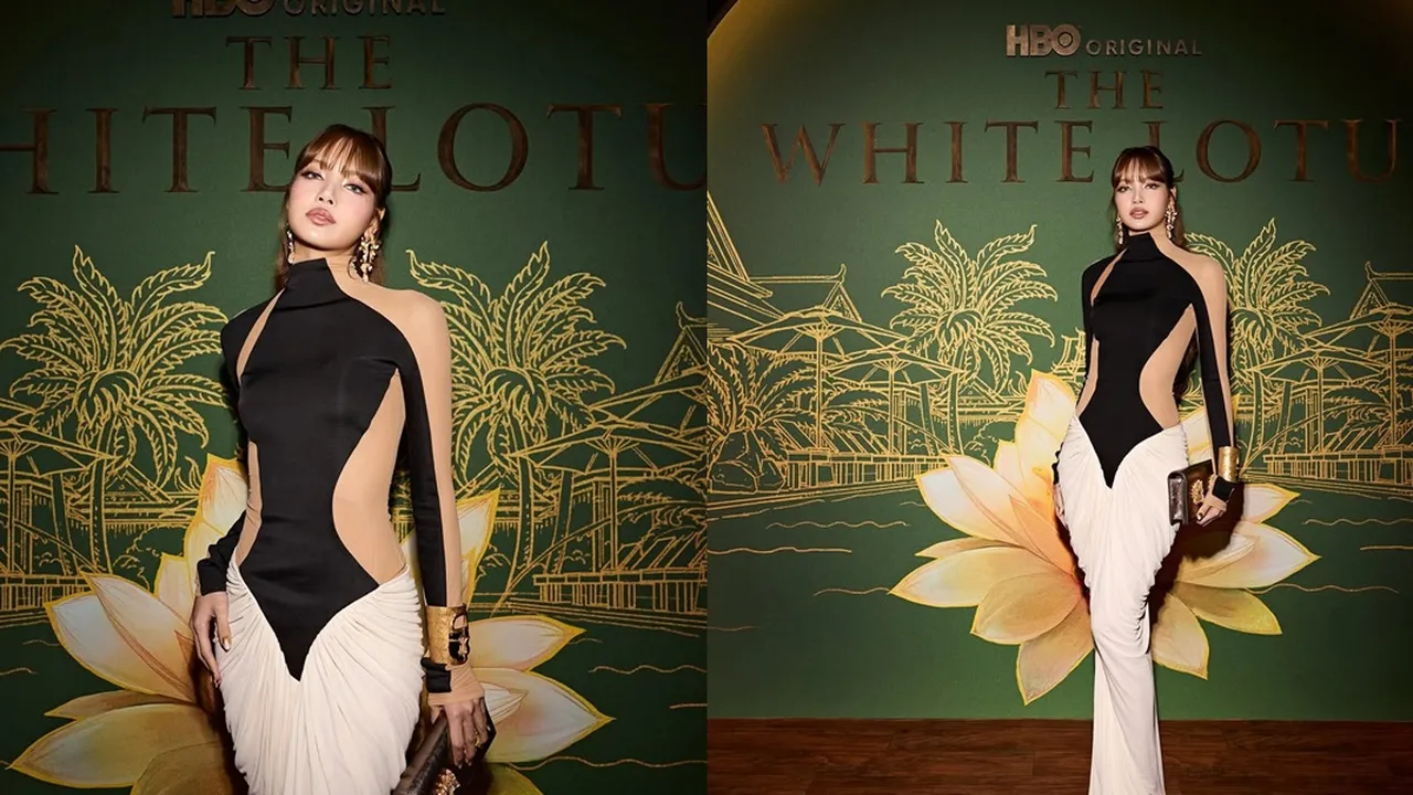 Potret Menawan Lisa BLACKPINK di Gala Premiere 'THE WHITE LOTUS' di Bangkok