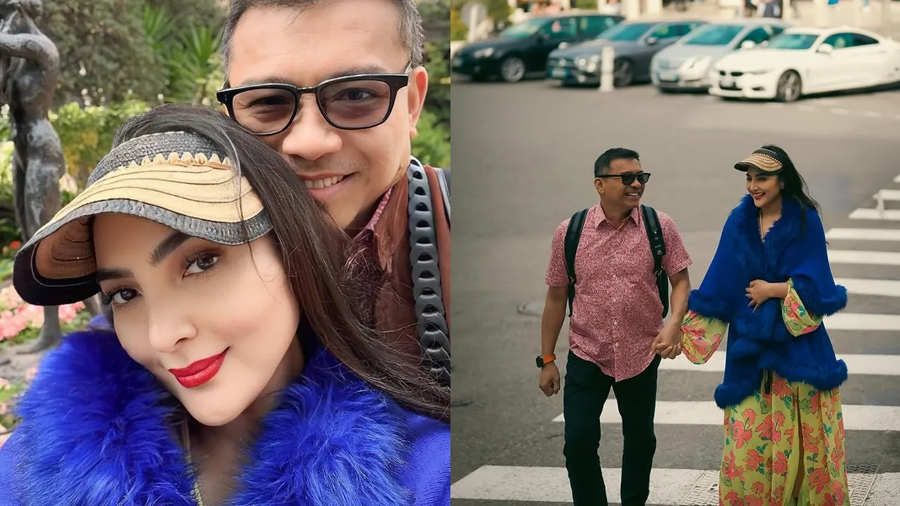 5 Potret Mesra Ashanty dan Anang Hermansyah Liburan di Monaco, Tampil Serasi