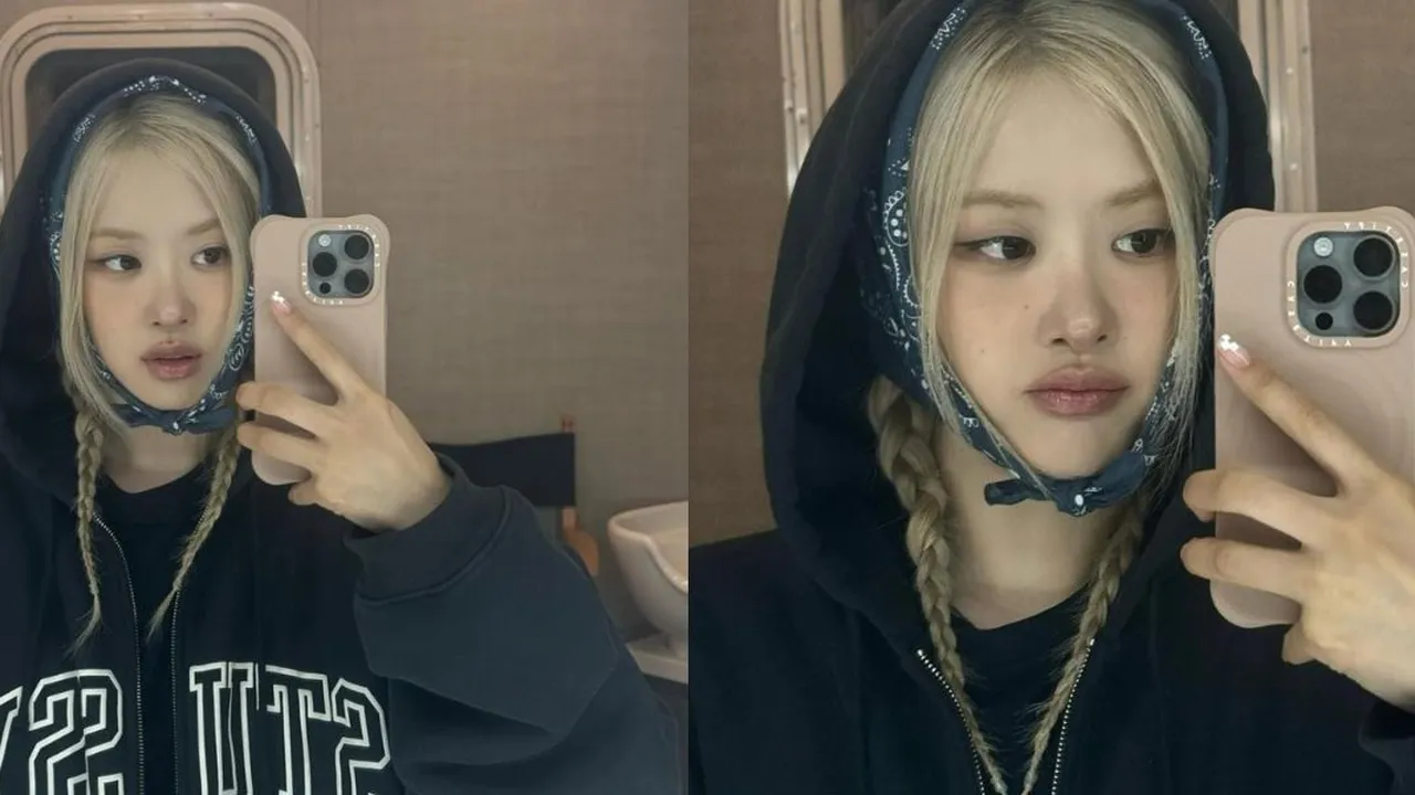 Potret Mirror Selfie ala Rose BLACKPINK yang Memukau dan Beragam