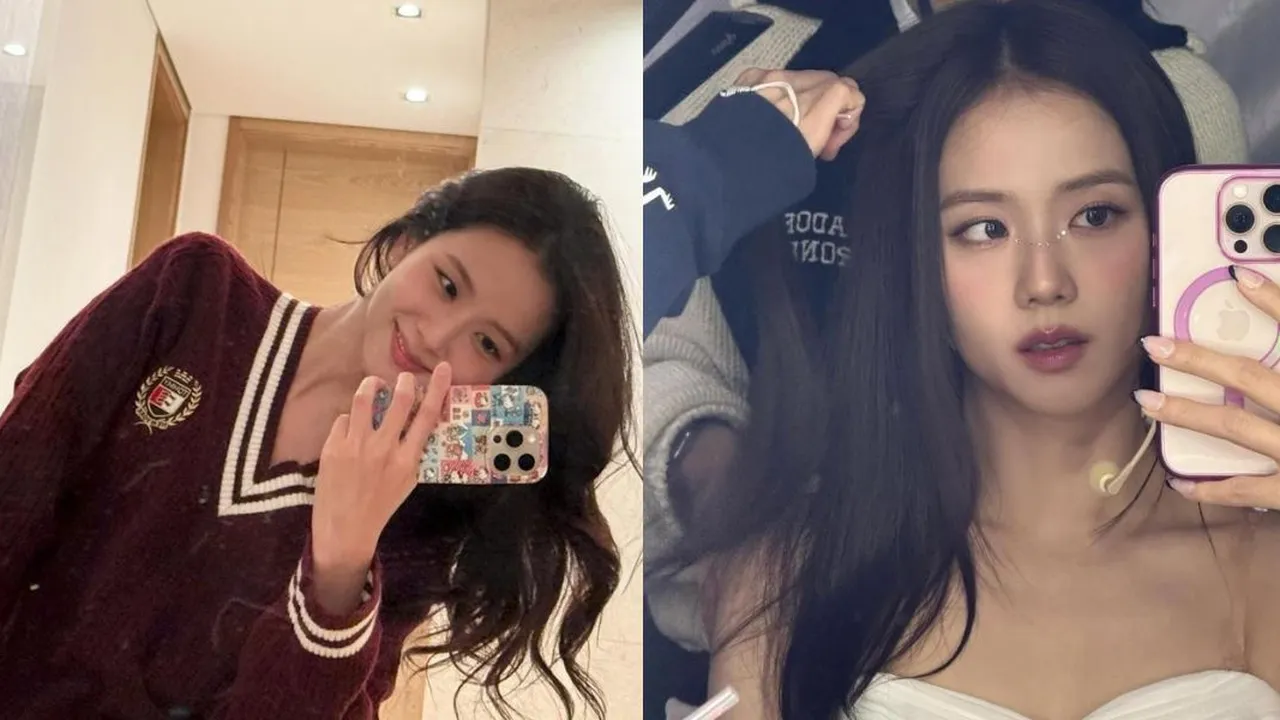 Potret Mirror Selfie Jisoo BLACKPINK, Tampil Menawan Meski dengan Style Minimalis