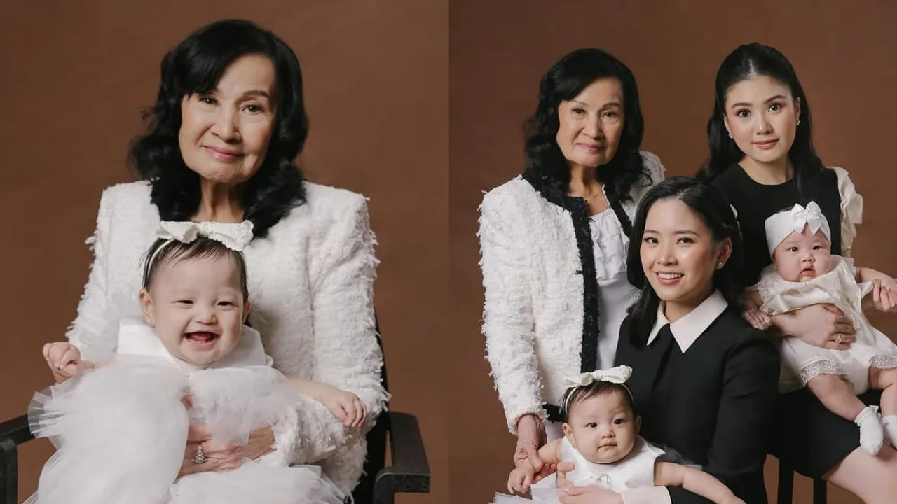 Potret Perayaan Ulang Tahun ke-82 Nenek Jessica dan Clarissa Tanoe, Tetap Cantik di Usia Senja