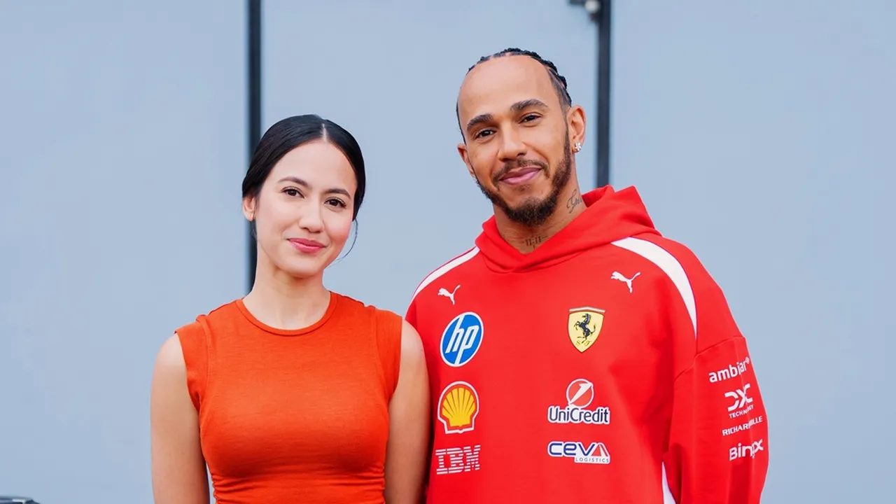 Potret Pevita Pearce Syuting Bareng Lewis Hamilton, Mimpi Jadi Nyata
