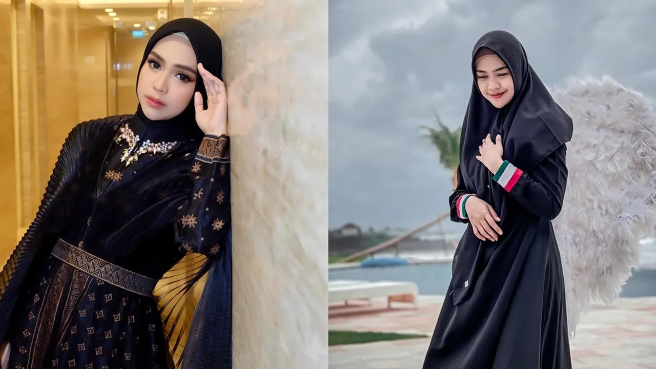 Potret Ria Ricis dengan Outfit Serba Hitam yang Elegan dan Stylish
