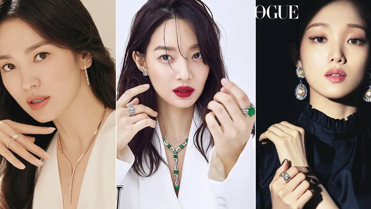 Potret Selebriti Korea dengan Perhiasan Ikonik, Visualnya Berkilau Makin Cantik