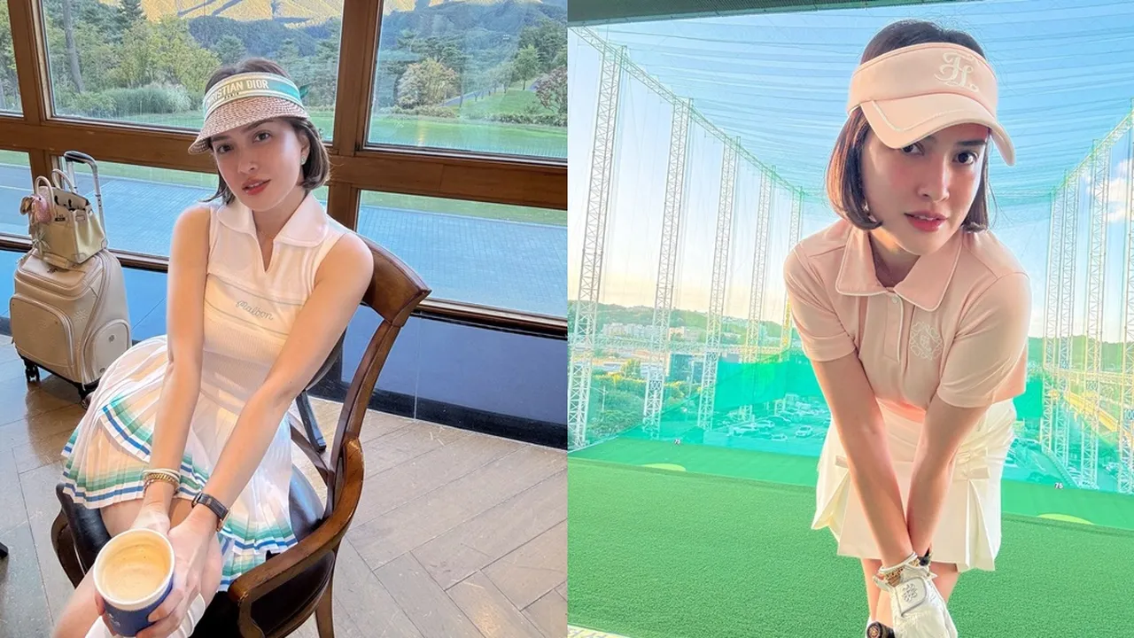 Potret Shandy Aulia Pamer Body Goal saat Main Golf, Bak Sultan Liburan Santai