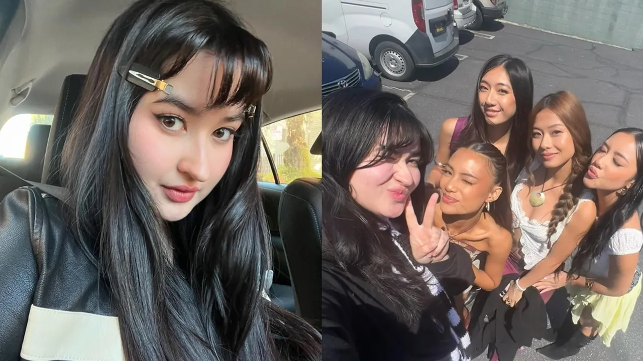 6 Potret Stephanie Poetri Anak Titi DJ Bersama Girl Group No Na, Sama-Sama di Bawah Naungan 88rising